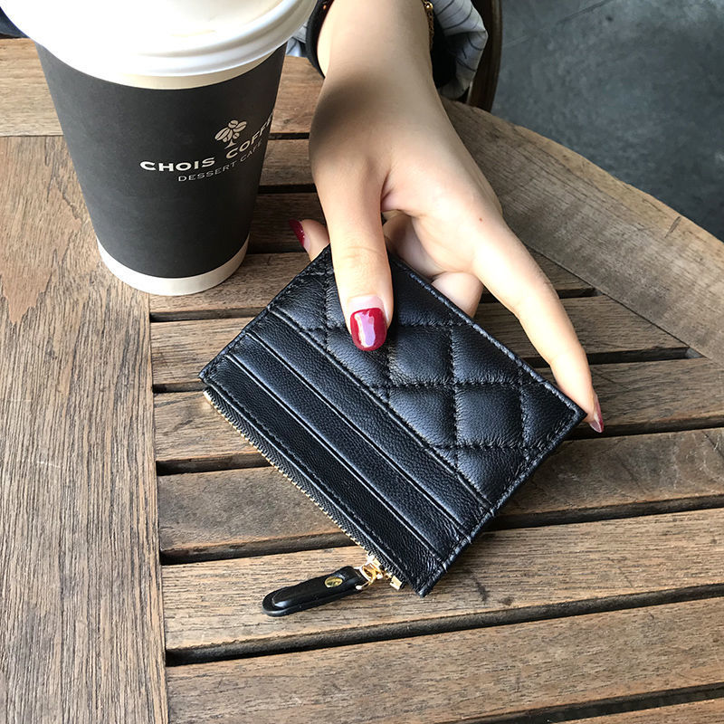 Quilted Leather Cardholder — product view 6