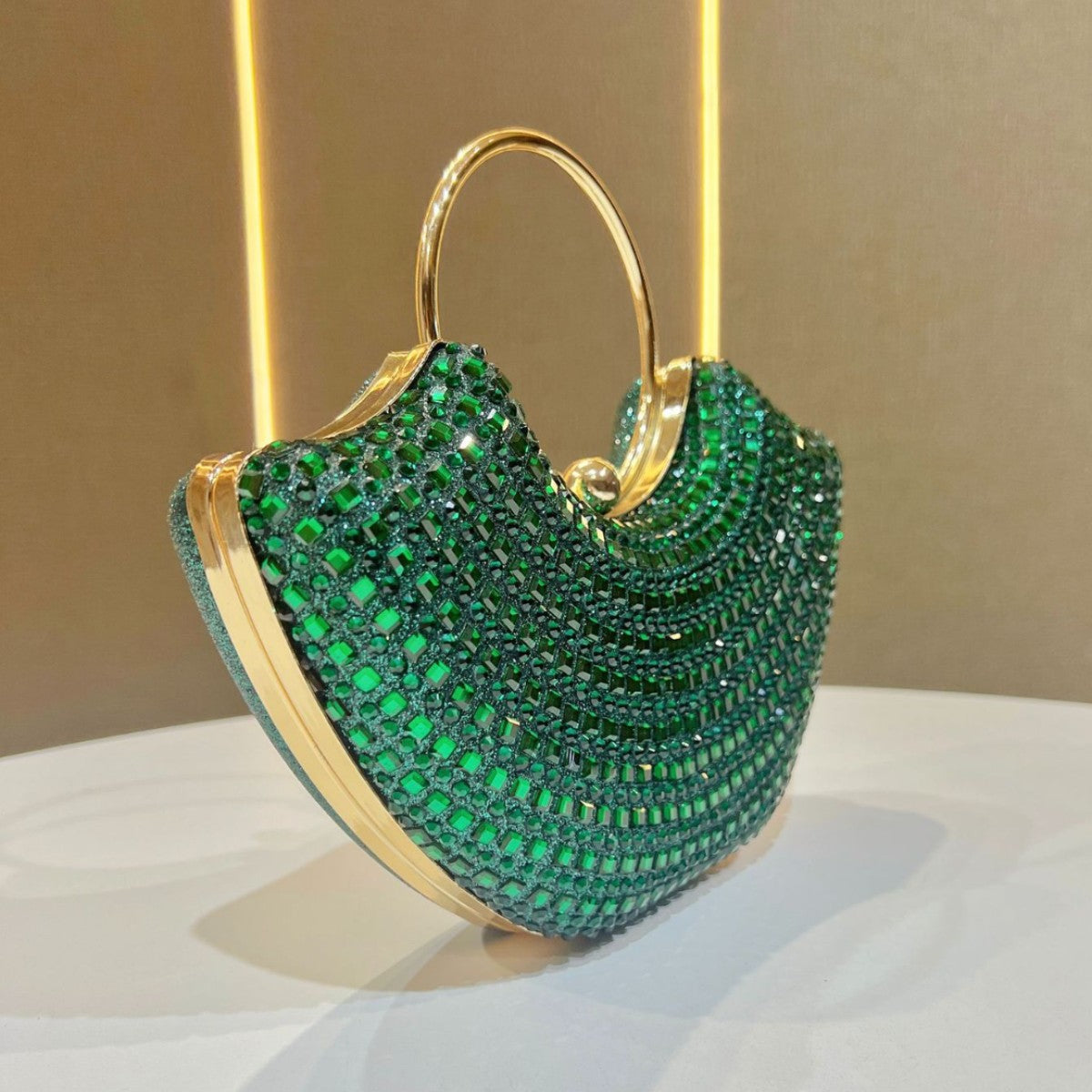 Handcrafted Beaded Evening Clutch — product view 2