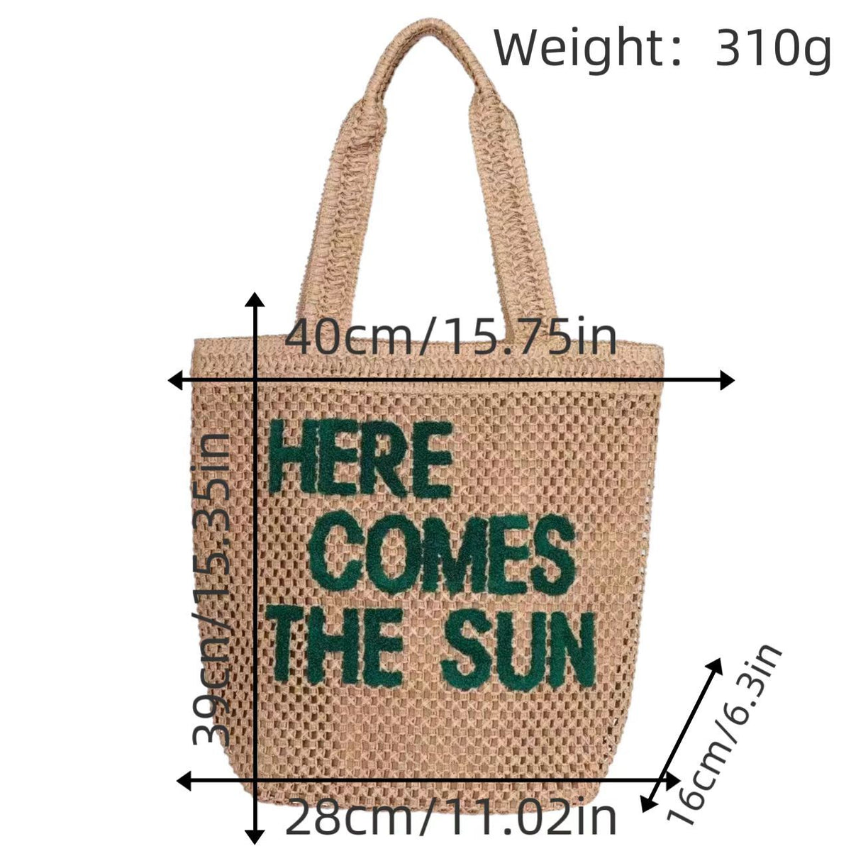 Tote bag with creative lettering LoungeYard — product view 7