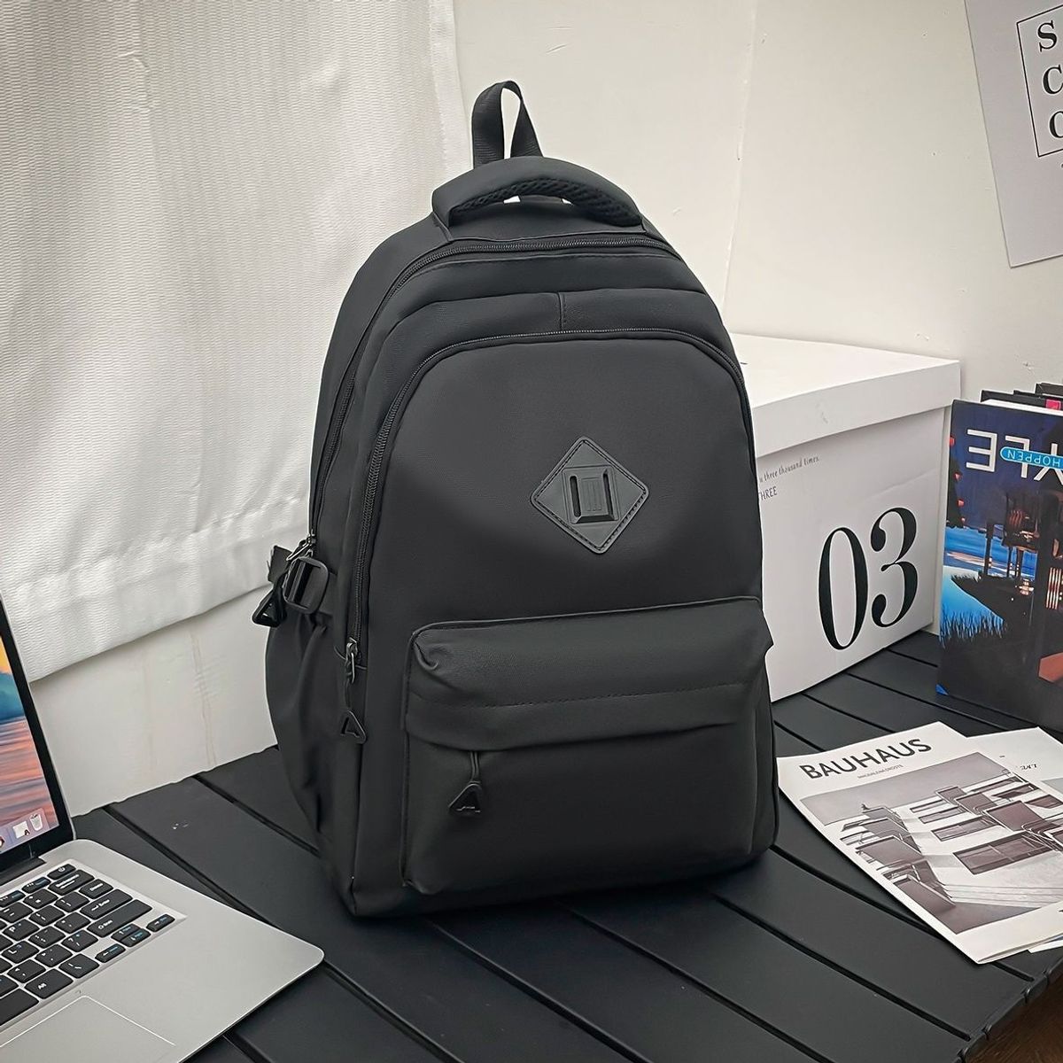 Versatile Urban Laptop Backpack LoungeYard — product view 4