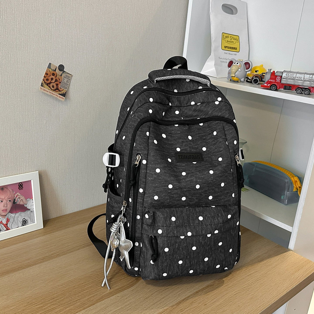 Multi-Pocket Casual Backpack LoungeYard — product view 7