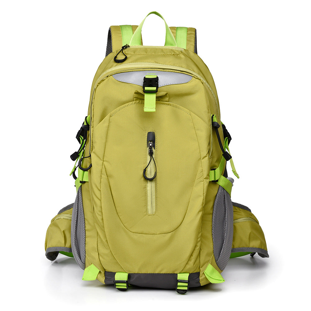 Unisex nan robust daily backpack with padded laptop compartment and hydration system compatible LoungeYard — product view 3