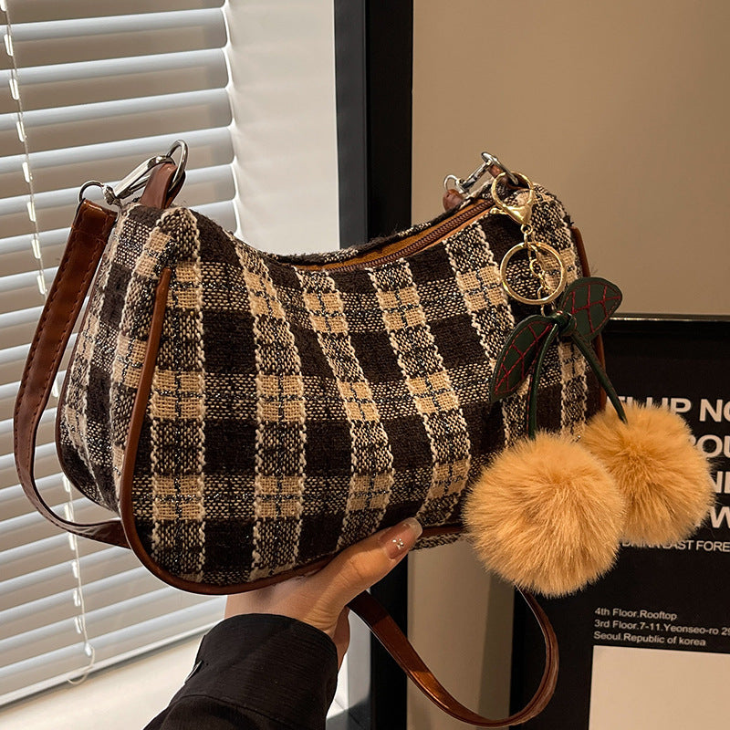 Plaid Crossbody Bag — product view 3