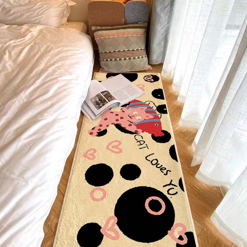 Playful Cat-Themed Bath Rug LoungeYard — product view 2