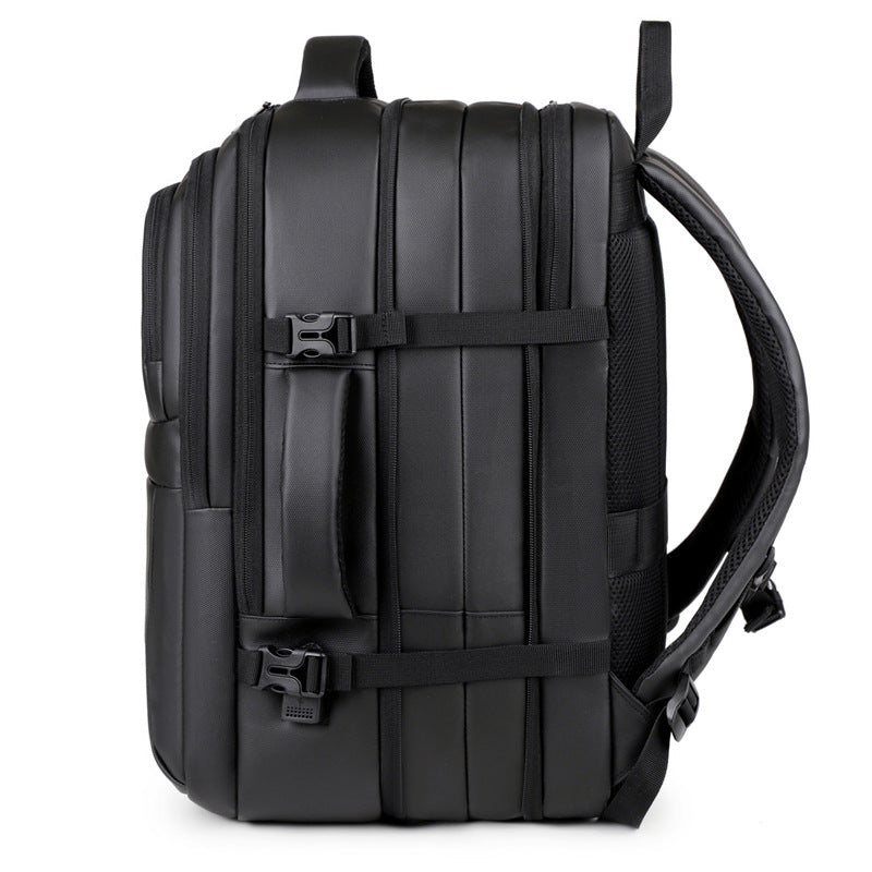 Versatile backpack with organized compartment design LoungeYard — product view 1