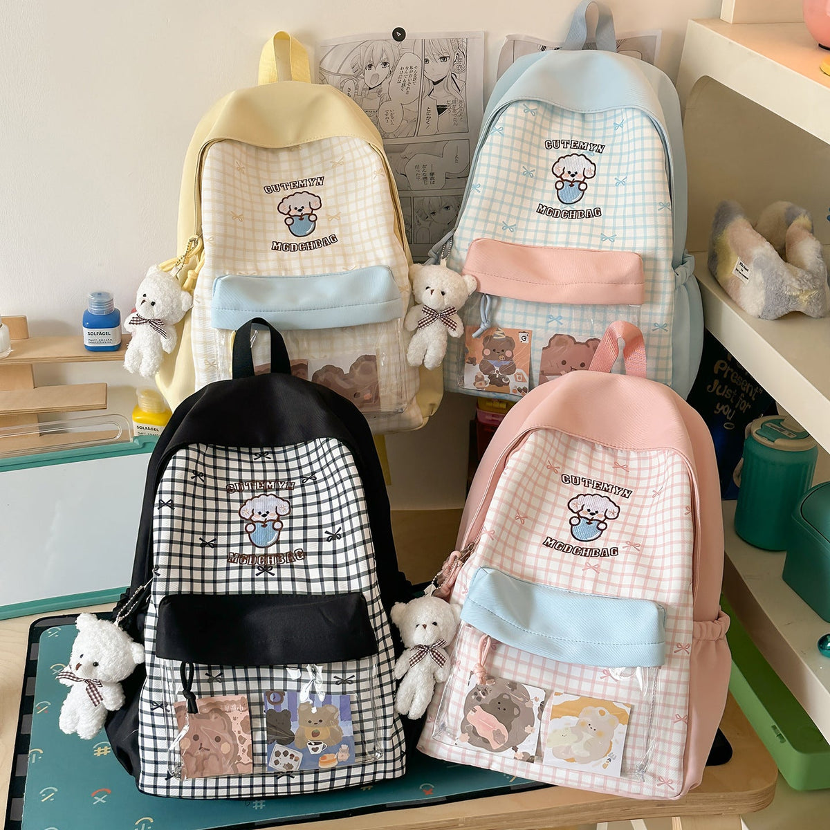 Cute Character-Themed School Backpack LoungeYard — product view 4