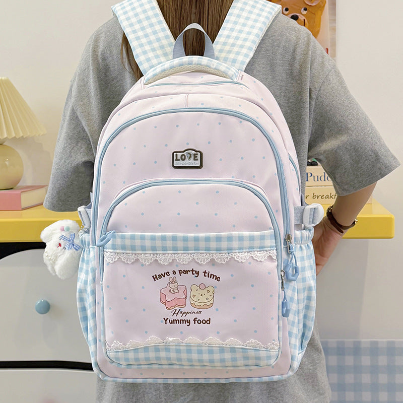 Fun-Themed Multi-Pocket Backpack LoungeYard — product view 3