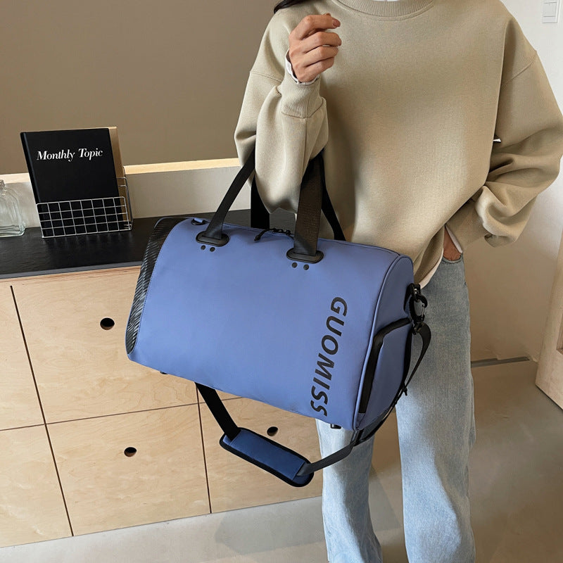 Waterproof Sport Duffel Bag With Sturdy Carry Handles And Adjustable Shoulder Strap LoungeYard — product view 3