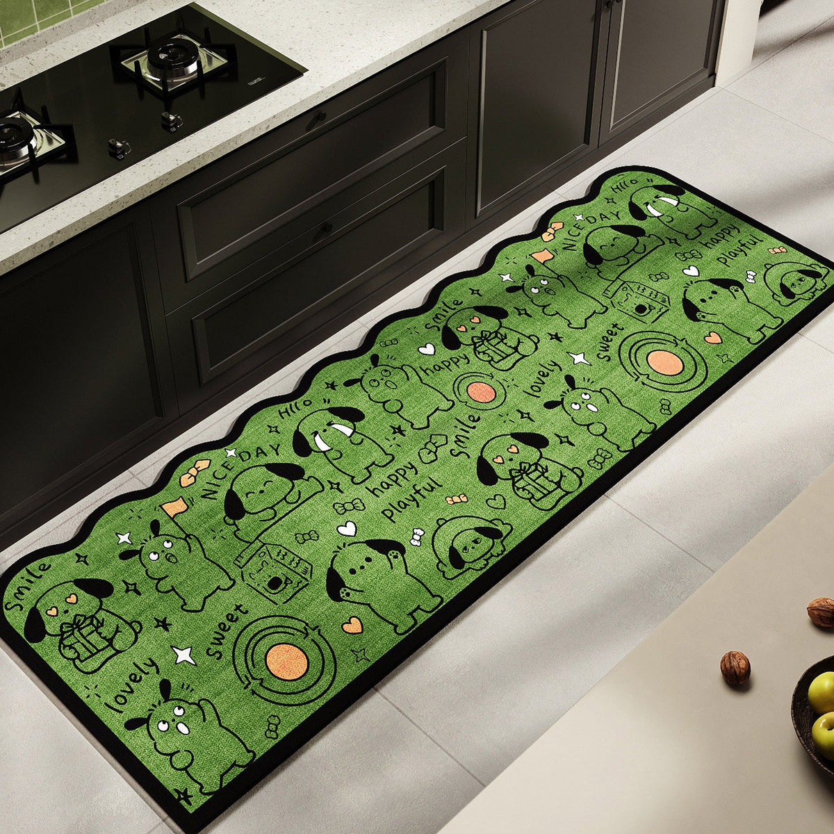 Fun-Themed Kitchen Runner Mat Bowlift — product view 6