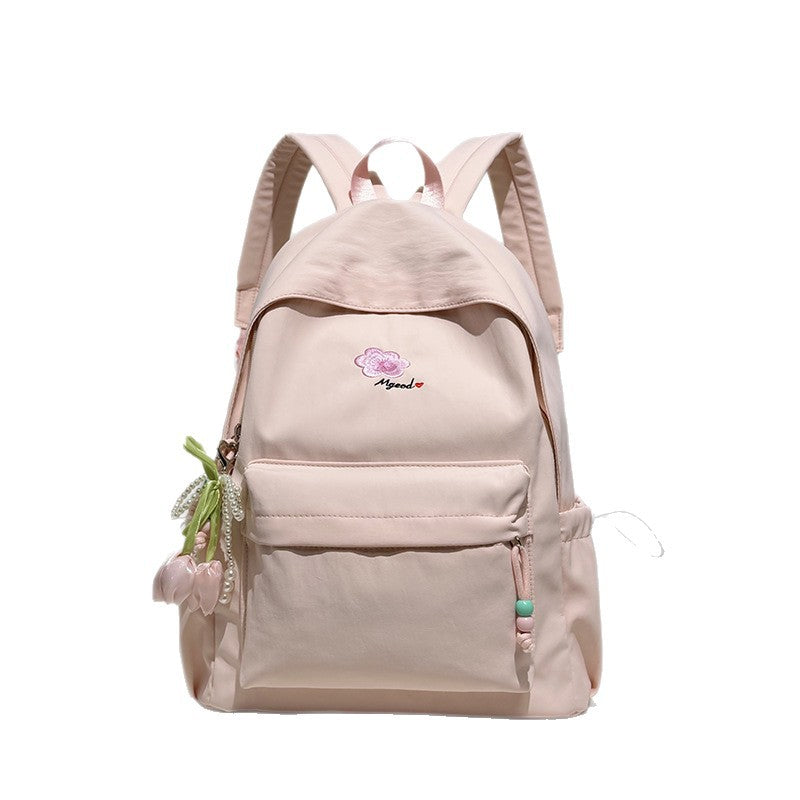 Elegant Floral Embellished Backpack LoungeYard — product view 5