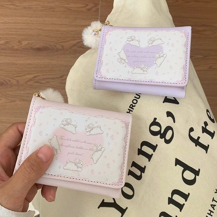 Cute Cartoon-Themed Mini Wallet LoungeYard — product view 1