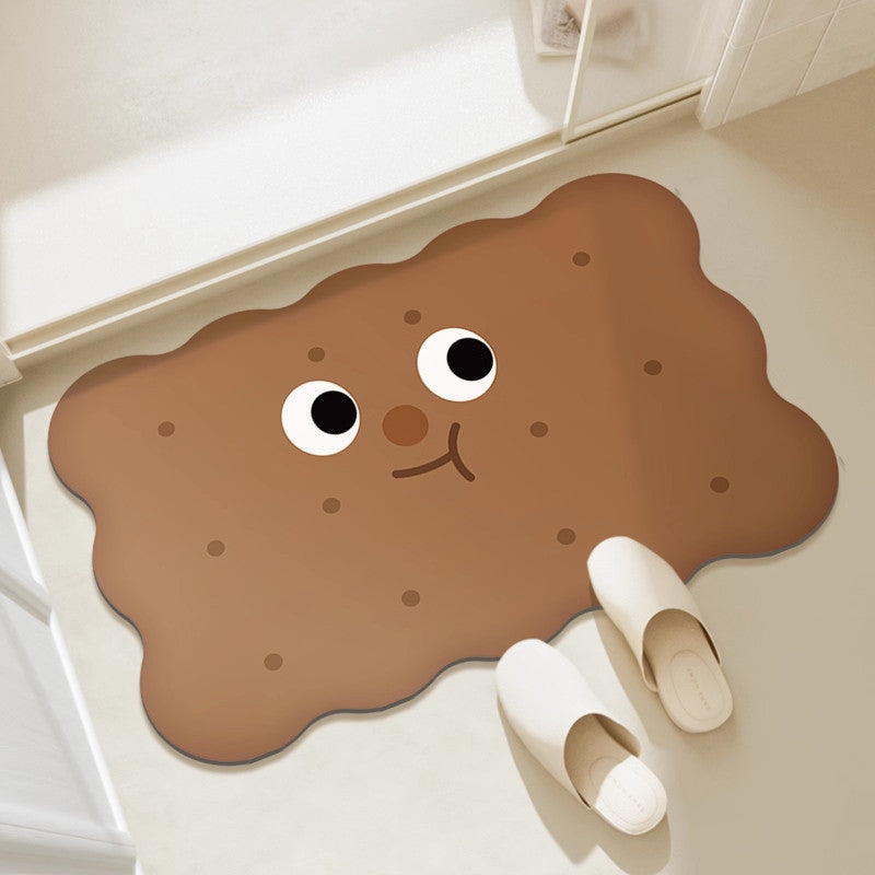 Plush Cartoon Shaped Cat Floor Bath Mat With Non Slip Backing And Memory Foam Padding — product view 4