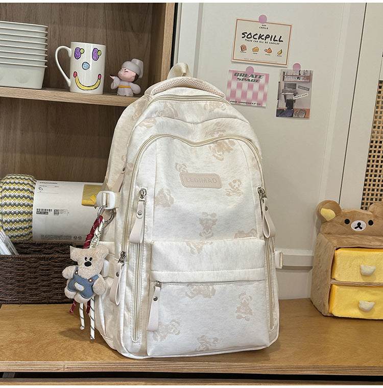 Casual Multi-Compartment School Backpack LoungeYard — product view 6