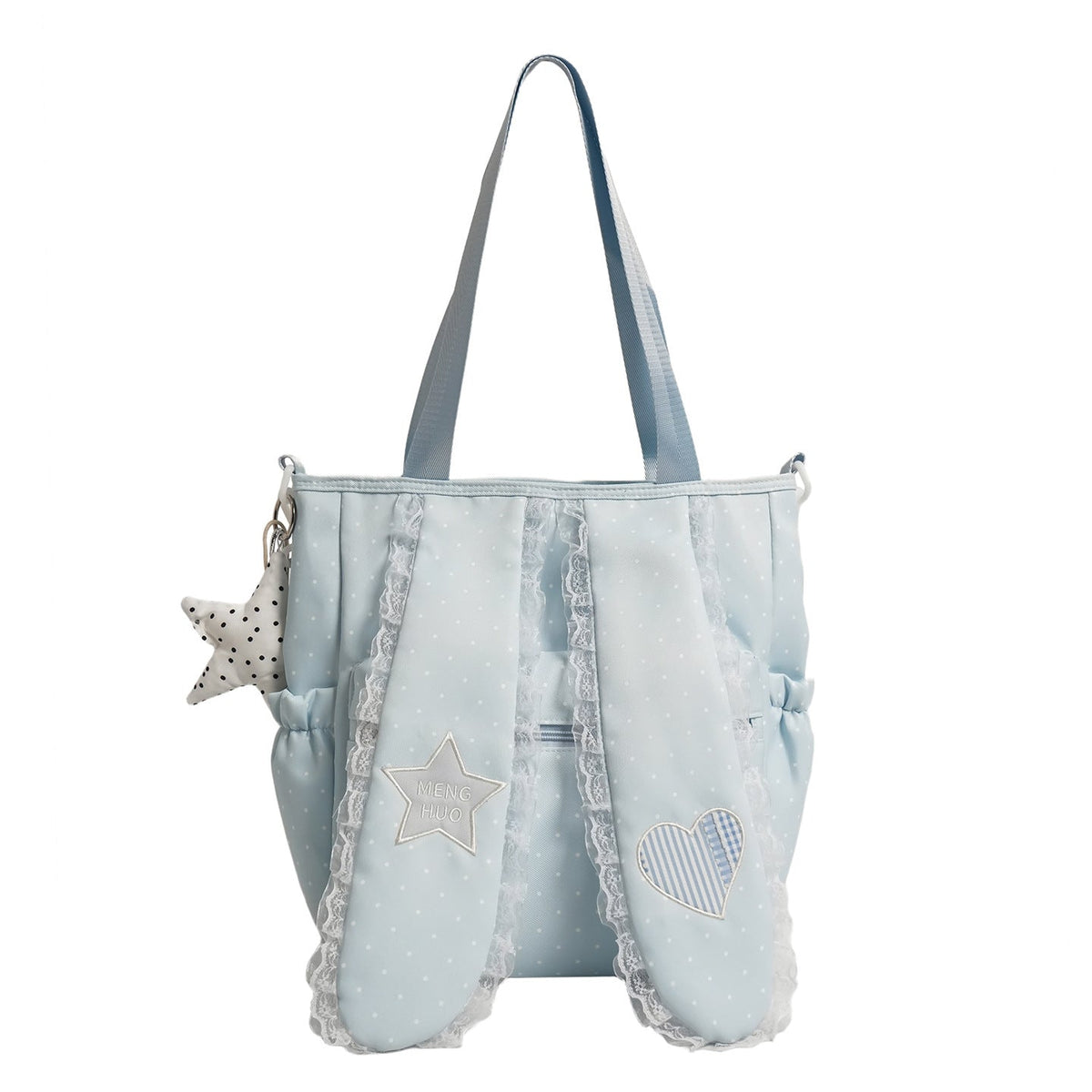 Cute Decorative Bunny-Ear Tote Bag LoungeYard — product view 5