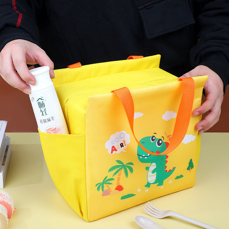 Cute Fox Design Insulated Lunch Tote — product view 4