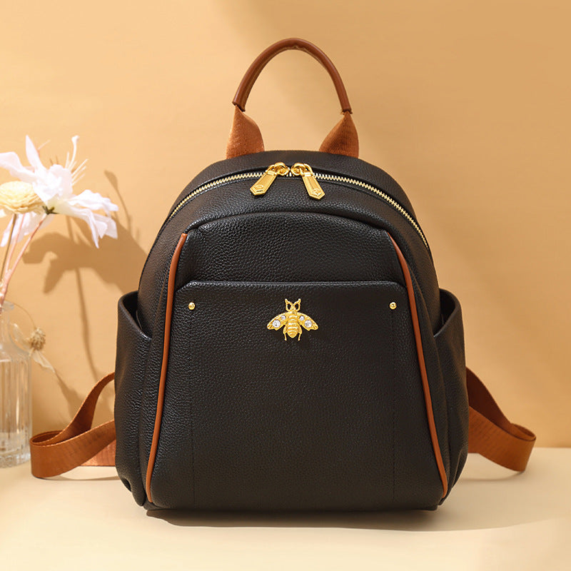 Chic Textured Mini Backpack LoungeYard — product view 2