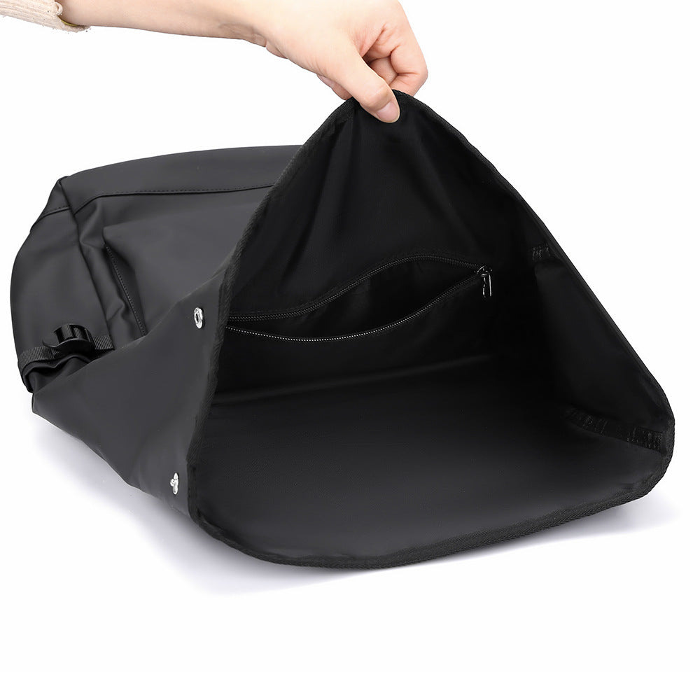 High-quality backpack with modern compartment system LoungeYard — product view 4