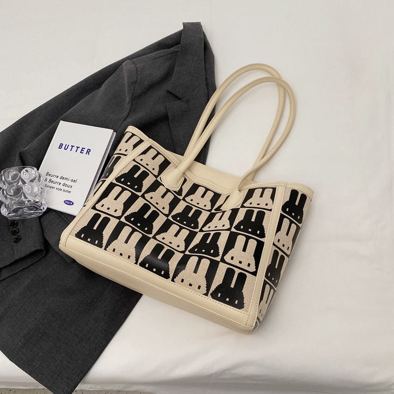Playful Patterned Tote Bag LoungeYard — product view 6