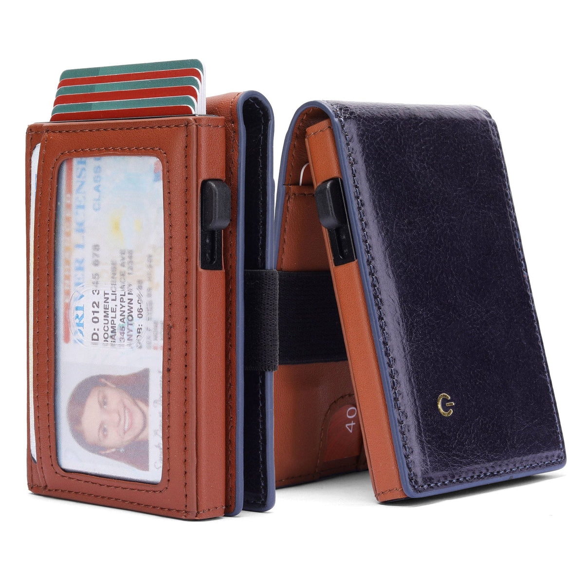 Premium Leather Minimalist Wallet LoungeYard — product view 2