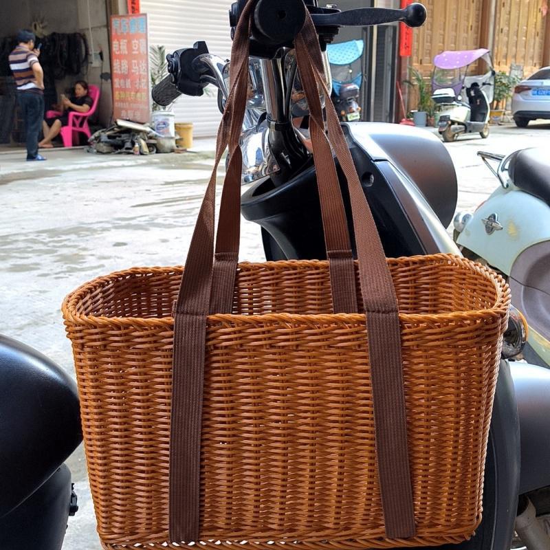 Spacious Woven Grocery Tote LoungeYard — product view 1
