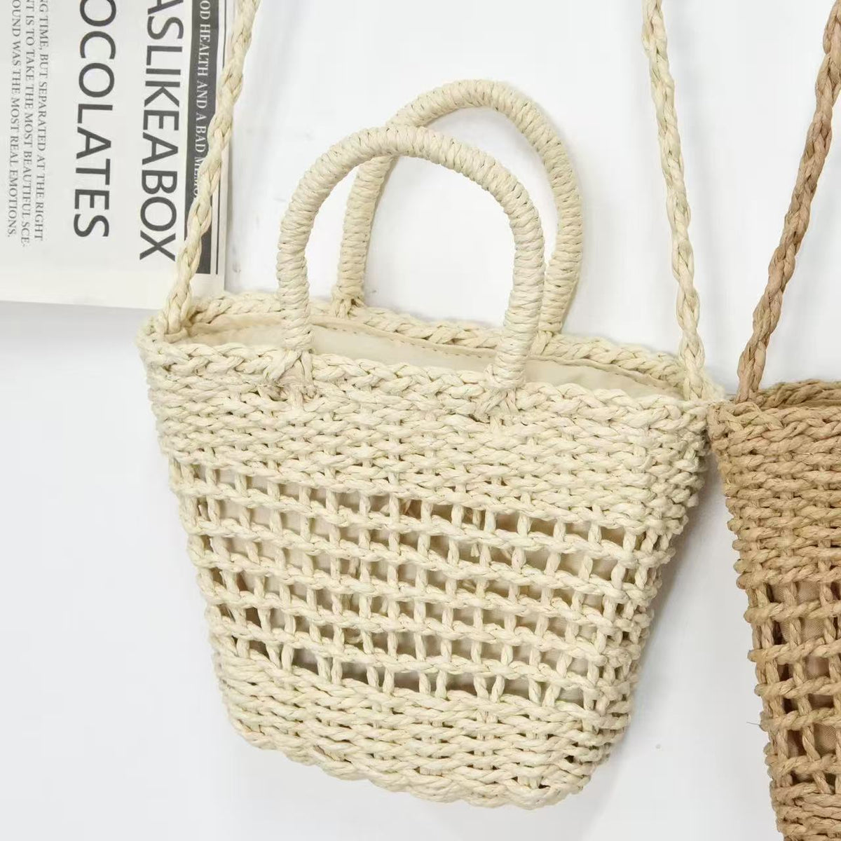 Hand-knotted basket bag LoungeYard — product view 5