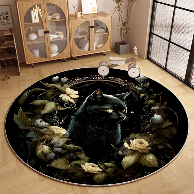Artistic Round Area Rug Bowlift — product view 7