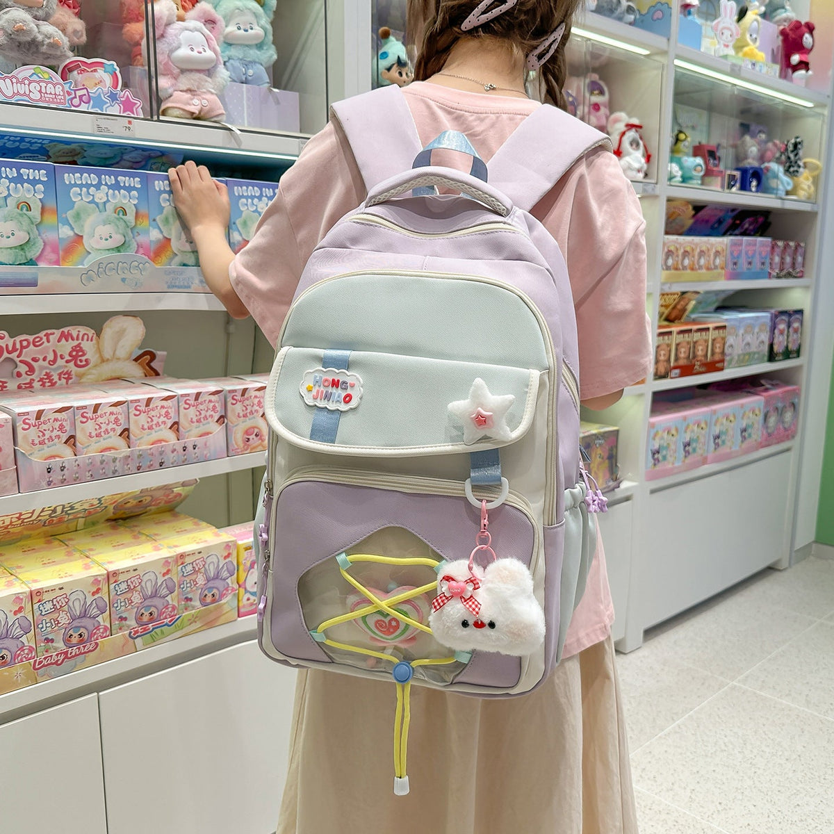 Playful Character-Themed Mini Backpack LoungeYard — product view 2