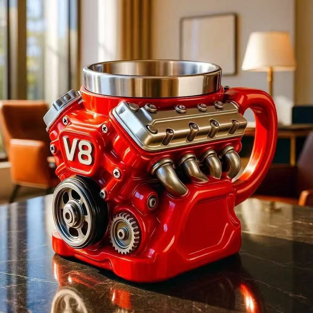 Engine-Themed Coffee Mug Bowlift — product view 7