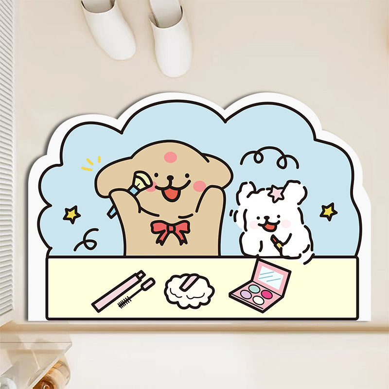 Cartoon-Themed Bath Mat — product view 2