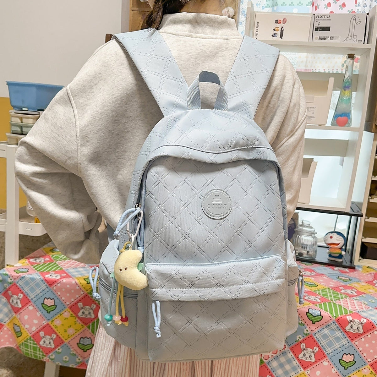 Quilted Casual Rucksack LoungeYard — product view 2