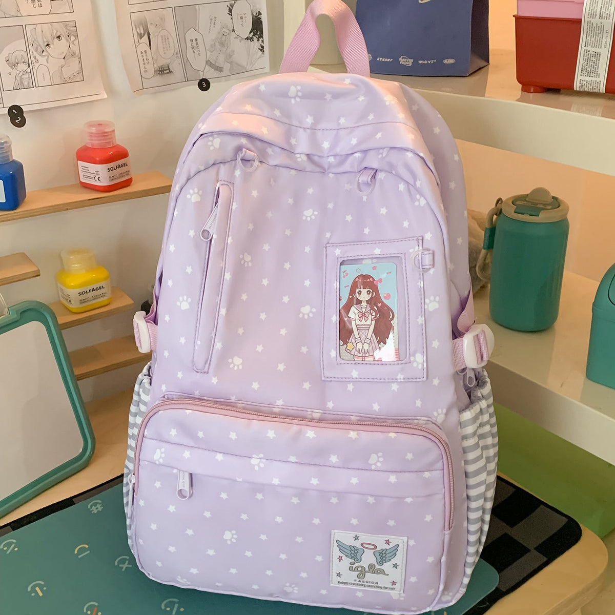 Cute Character-Themed School Backpack LoungeYard — product view 7