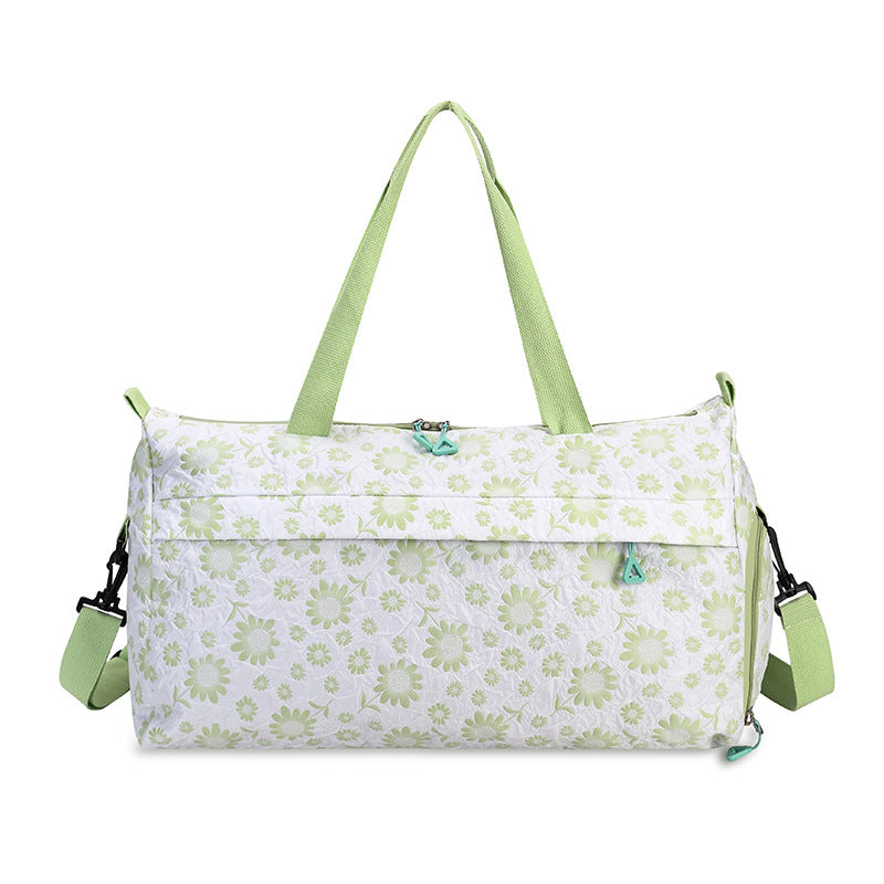 Floral Patterned Travel Duffle Bag LoungeYard — product view 5