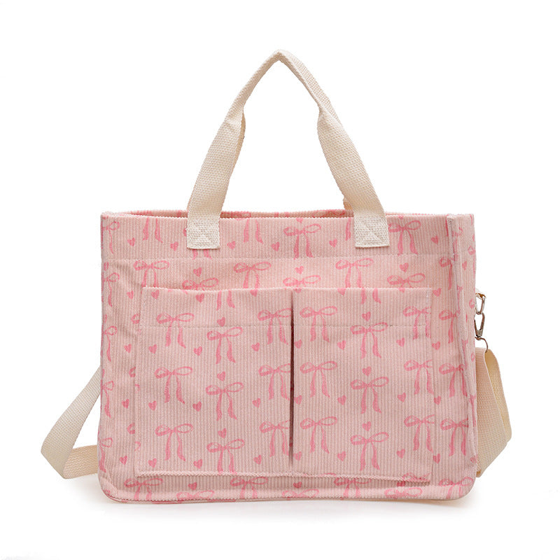 WoPatterned Canvas Tote Bag LoungeYard — product view 5