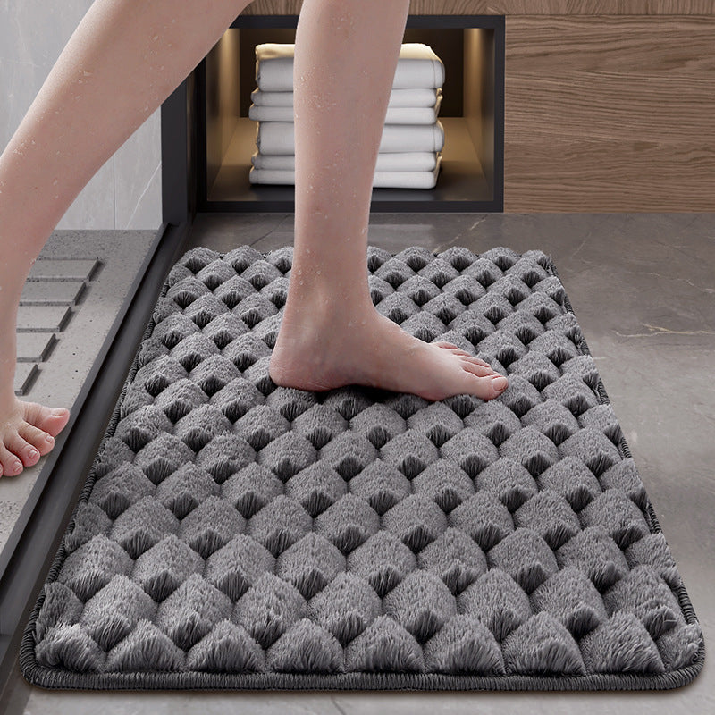 Plush Microfiber Bathroom Mat — product view 2