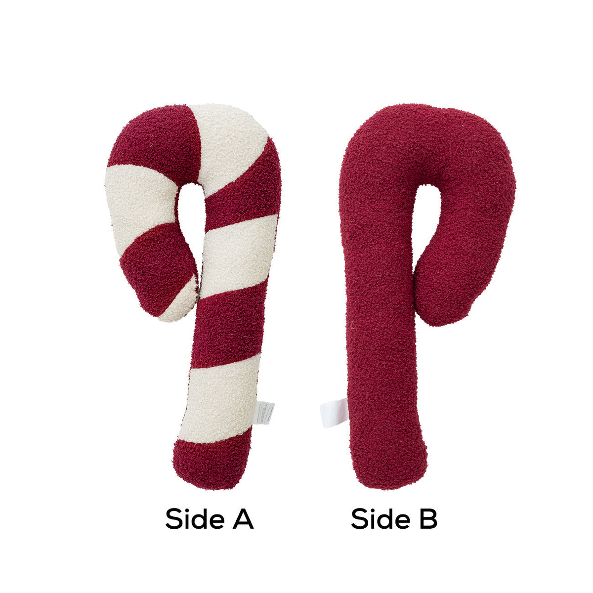 Travel pillow in candy cane design with ergonomic neck support — product view 5