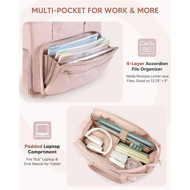 Insulated Multi-Pocket Lunch Tote LoungeYard — product view 3