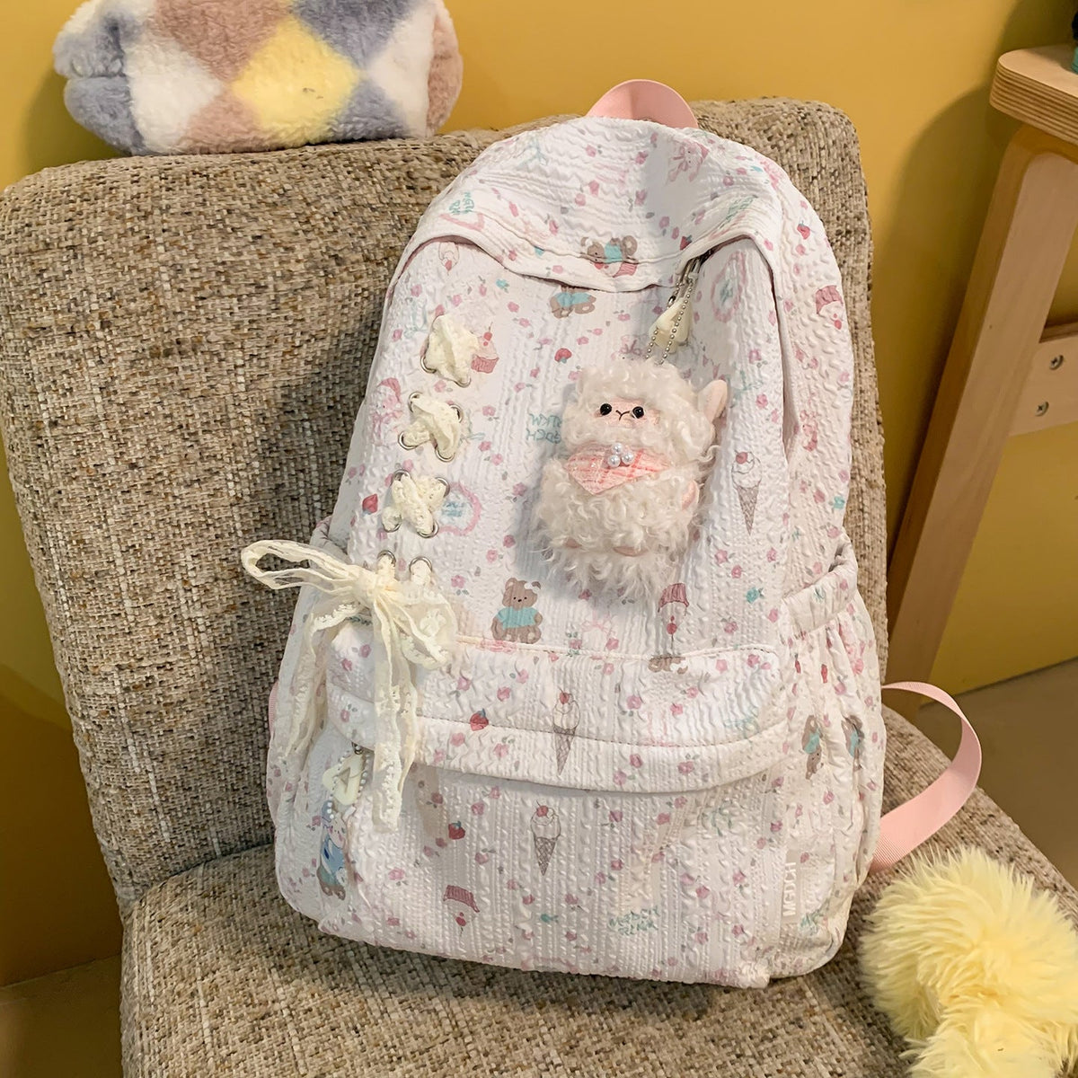 Cute Animal-Themed Backpack LoungeYard — product view 7