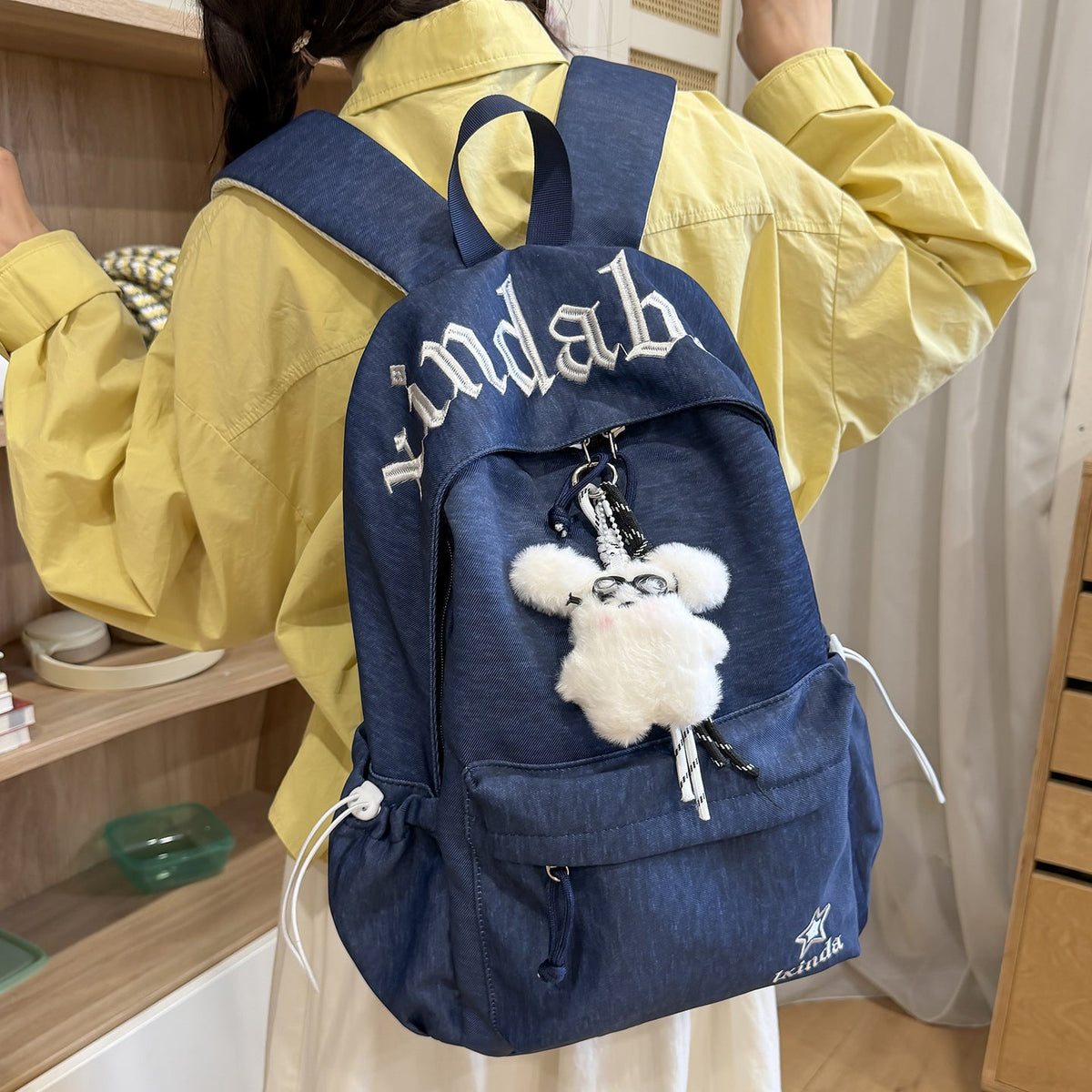 Lightweight Textured Backpack LoungeYard — product view 3