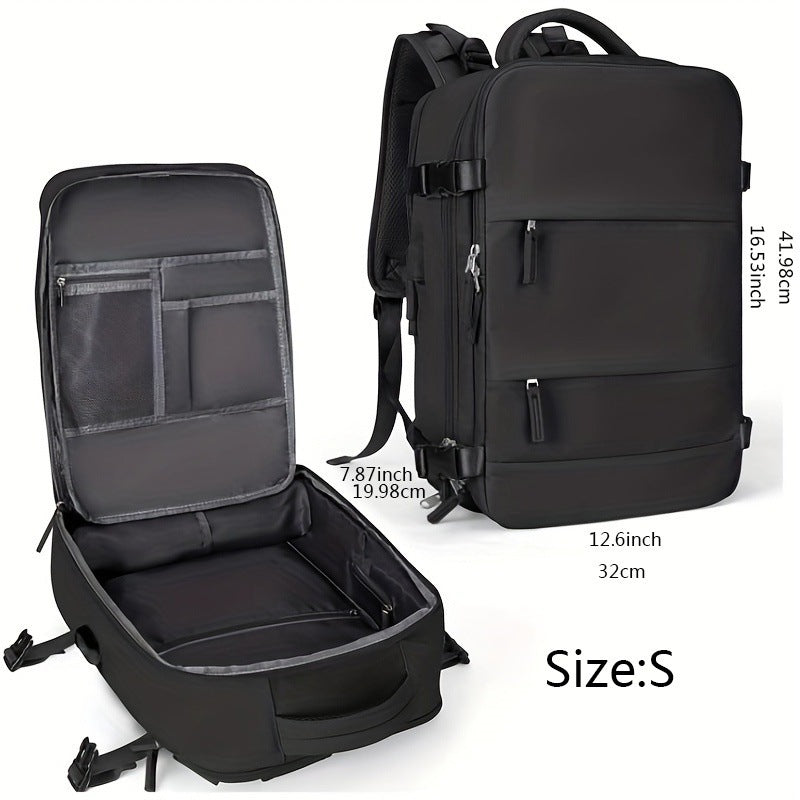Versatile Travel Backpack with Organizational Compartment LoungeYard — product view 2