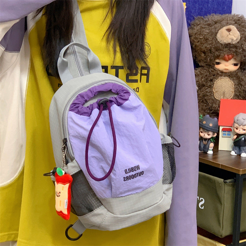 Compact Drawstring Closure Backpack LoungeYard — product view 2