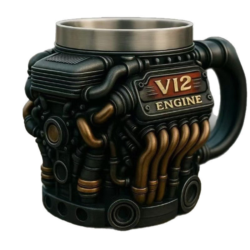 Engine-Themed Coffee Mug Bowlift — product view 4