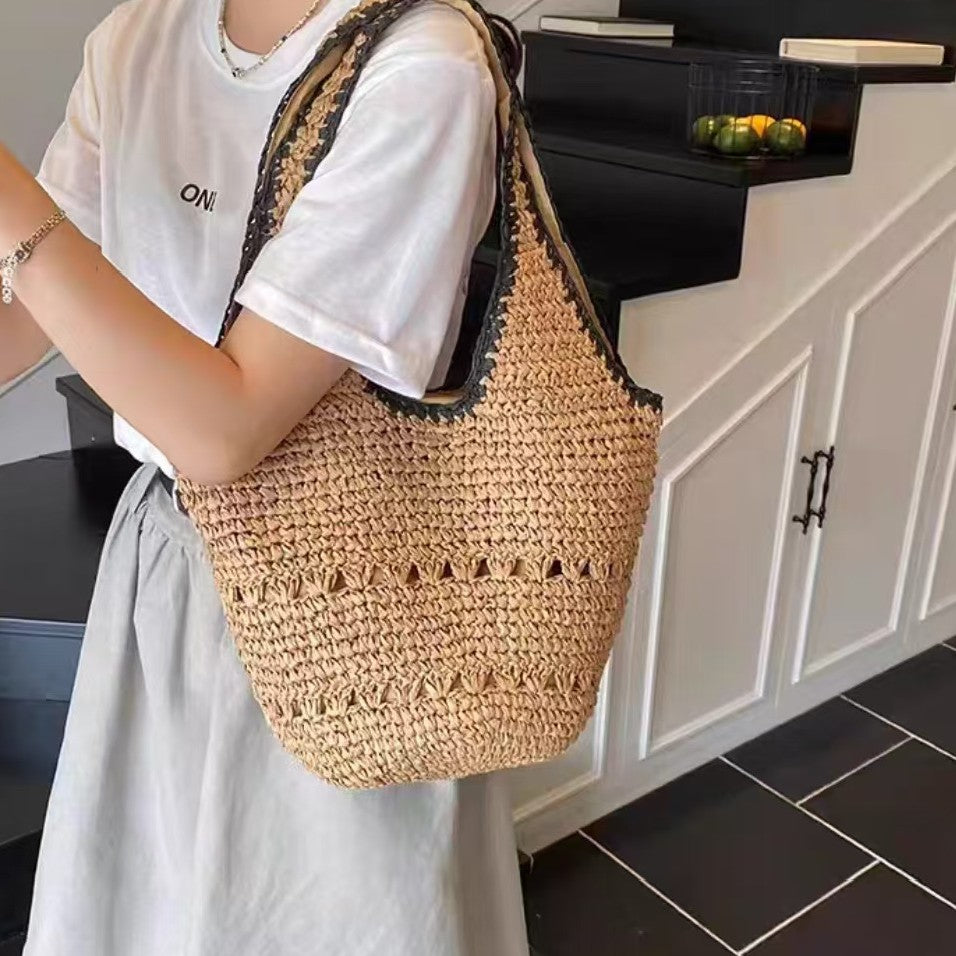 Macrame Beach Bag in Elegant Boho Design LoungeYard — product view 3
