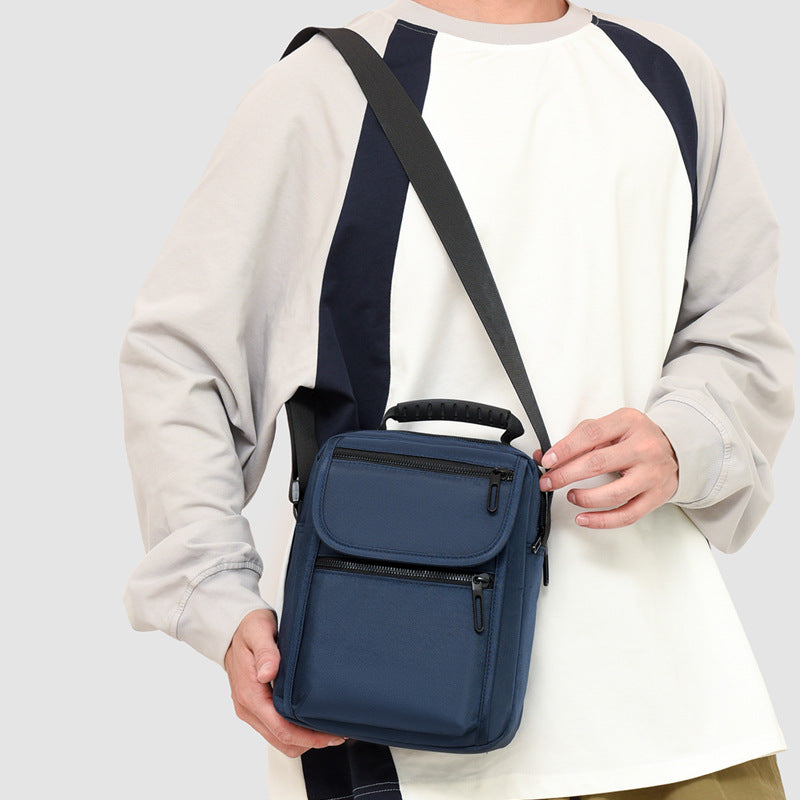 Compact Multi-Pocket Messenger Bag LoungeYard — product view 4