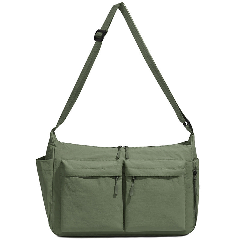 Multi-Pocket Crossbody Messenger Bag LoungeYard — product view 5