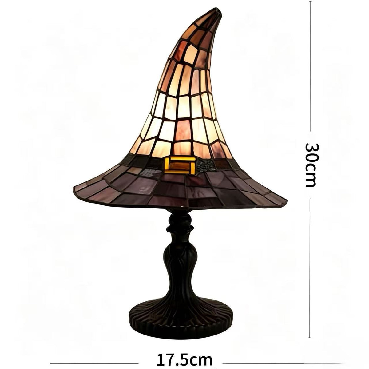 Halloween-Themed Witch Hat Table Lamp Bowlift — product view 7