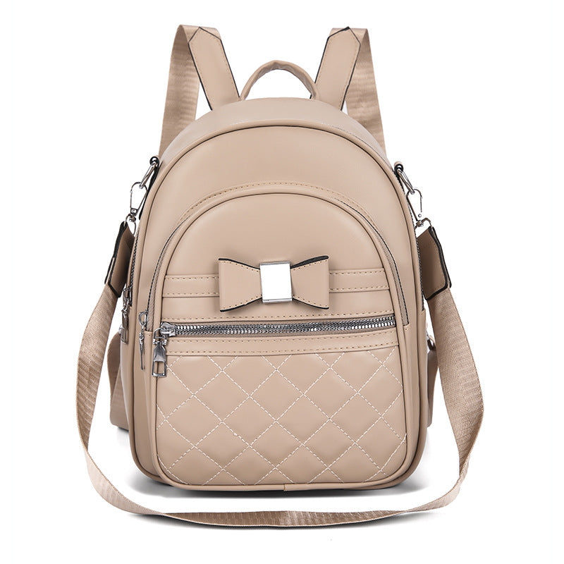 Bow Knot Quilted Backpack — product view 4