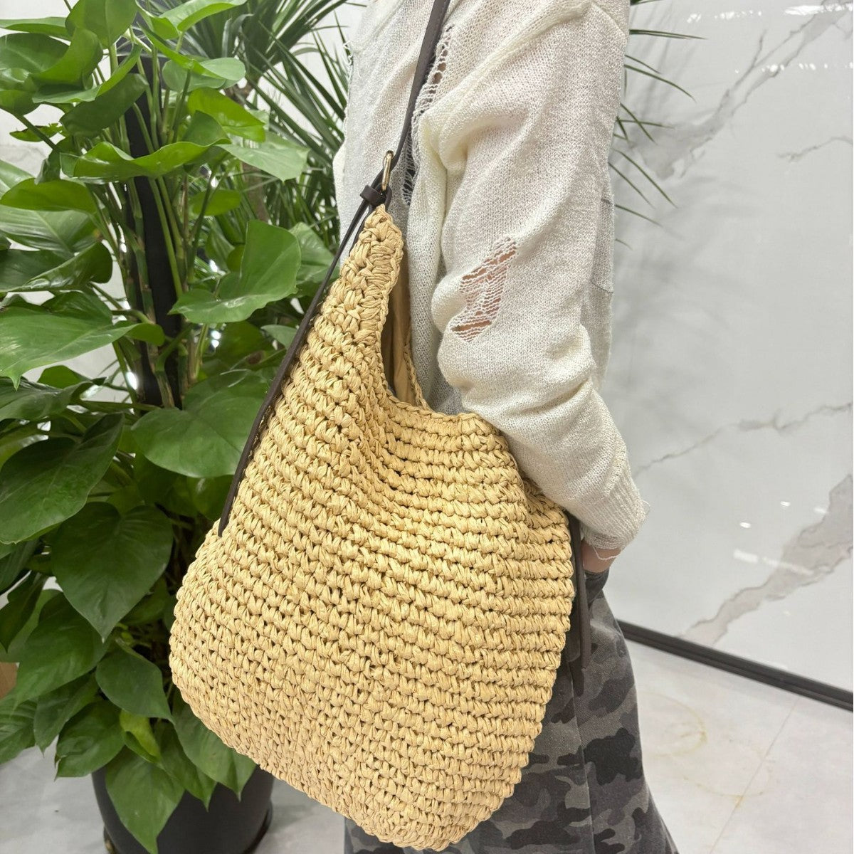 Crocheted Shoulder Bag LoungeYard — product view 1