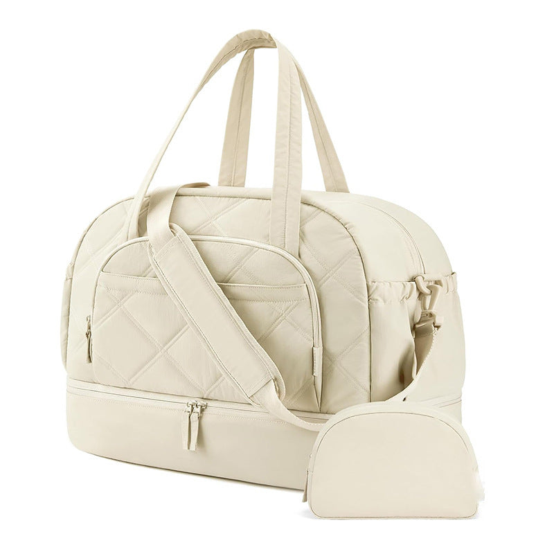 Quilted Multi-Functional Travel Duffle Bag LoungeYard — product view 6