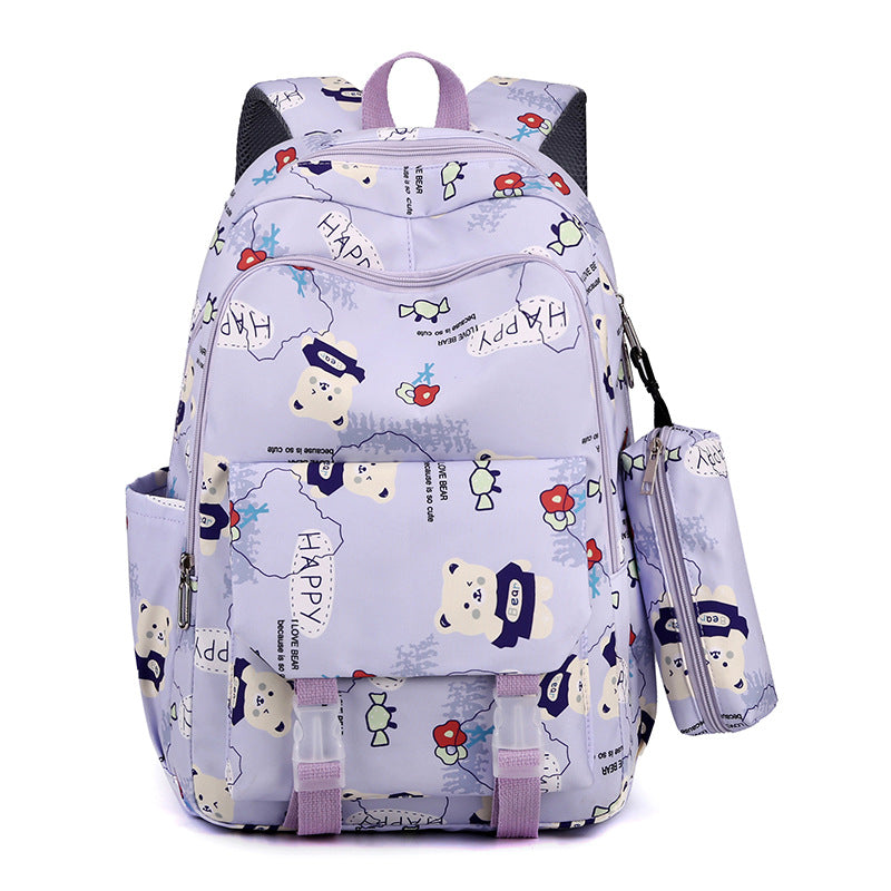 Playful Graphic Print Backpack — product view 1