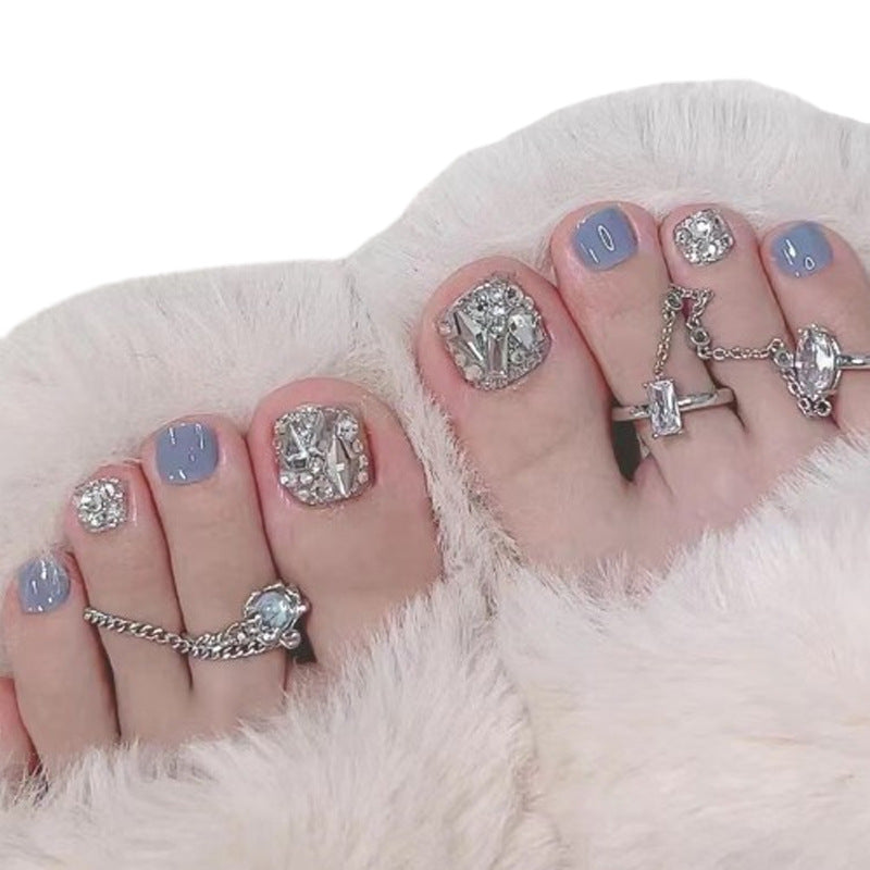 Elegant Crystal Accented Pedicure — product view 3